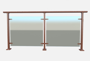 铝合金玻璃栏杆