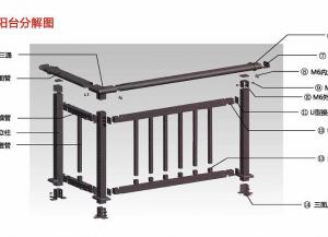 組裝陽台（tái）護欄配件（jiàn）有哪些